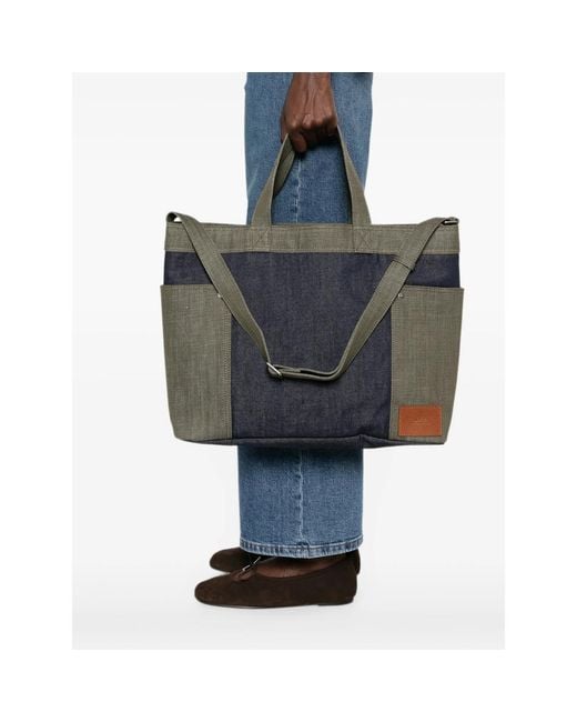A.P.C. Black Tote Bags
