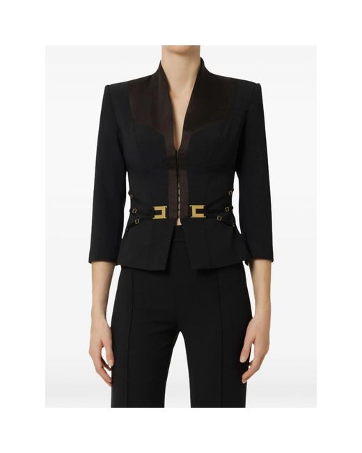 Elisabetta Franchi Black Jacket