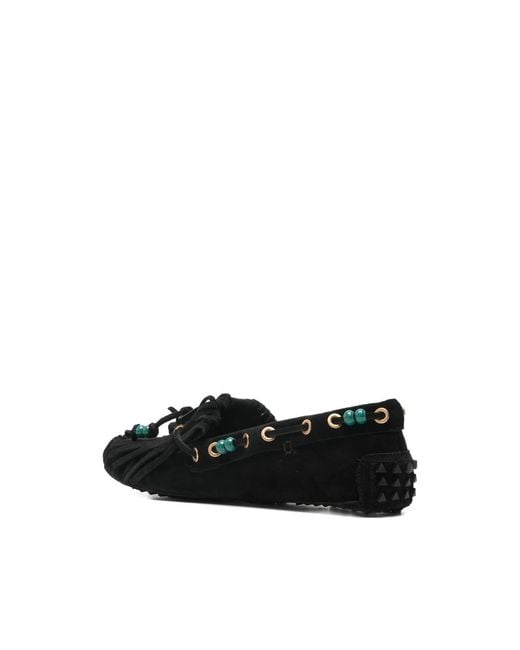 Farm Rio Black Loafers