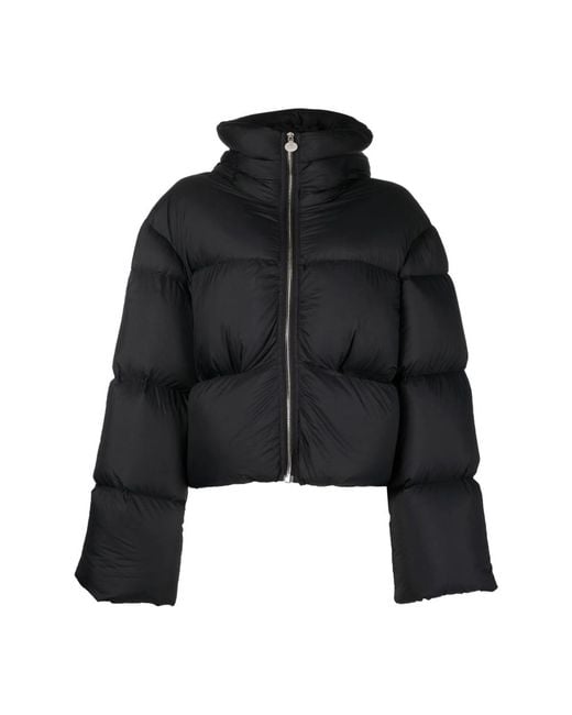 Ienki Ienki Black Cropped Puffer Jacket
