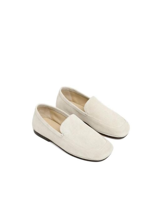 Lemaire White Loafers