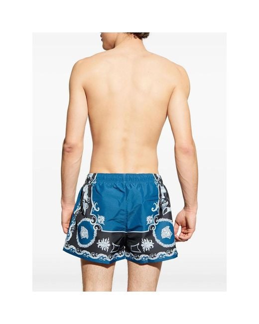 Versace Blue Beachwear for men