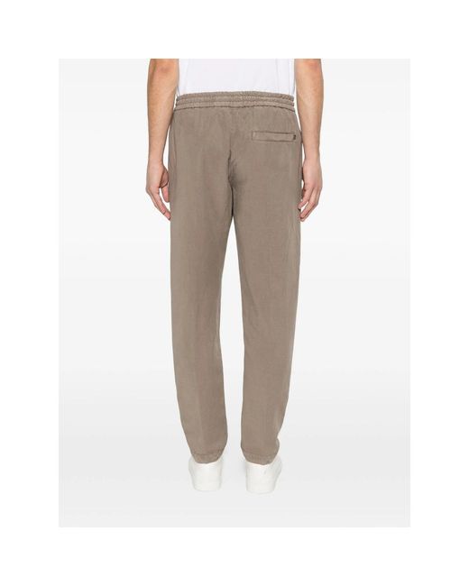 Dondup Gray Drawstring Trousers for men
