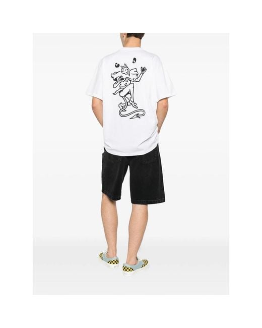 Carhartt White T-Shirt I036895 02Xx for men