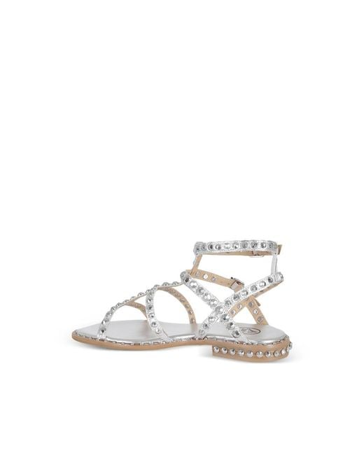Ash White Ankle-Strap Sandals Precious08