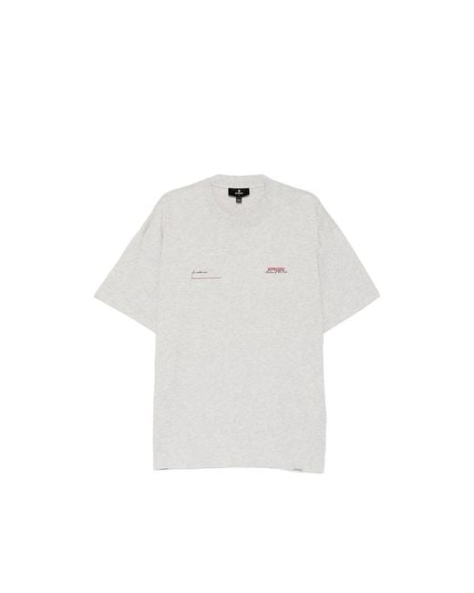 Represent Gray Logoed T-Shirt for men