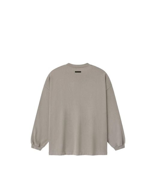 Fear Of God Gray Training 90S Long-Sleeved T-Shirt for men