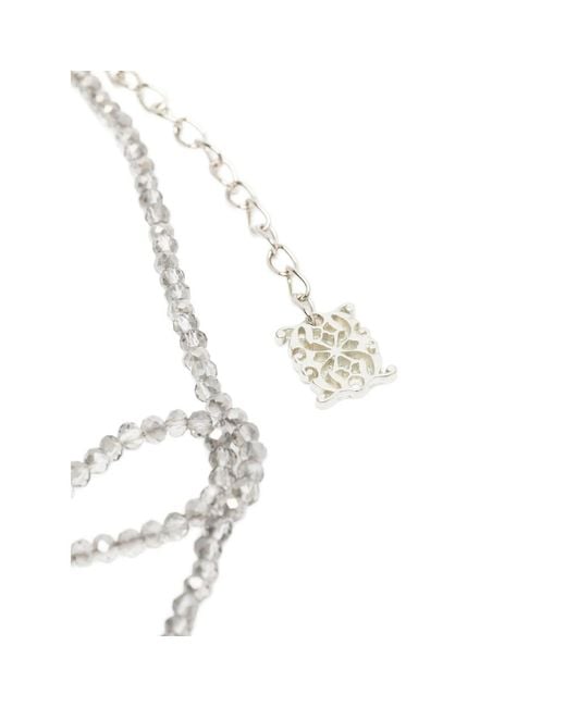 Panicale Metallic Beaded Necklace