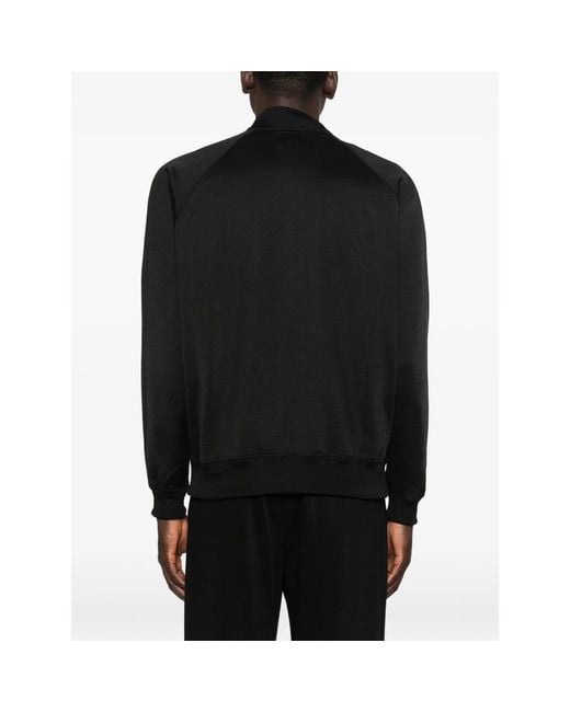 Needles Black Logo-Embroidered Sweatshirt for men