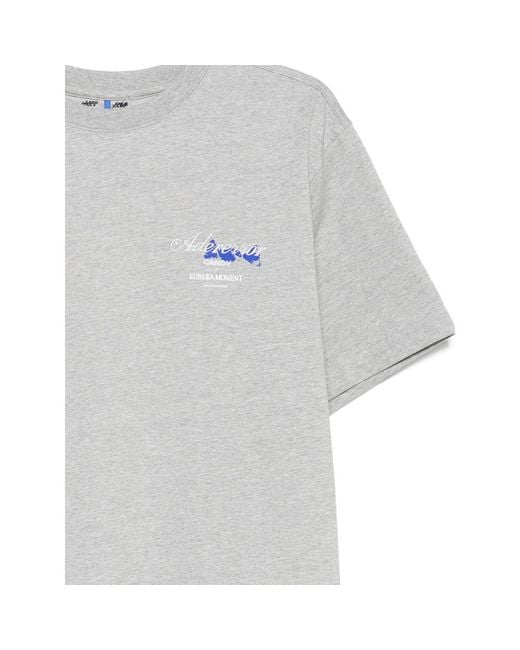 Adererror White Logo-Detail T-Shirt for men