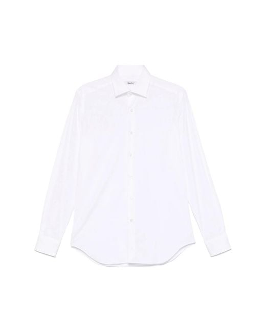 Eraldo White Poplin Shirt for men