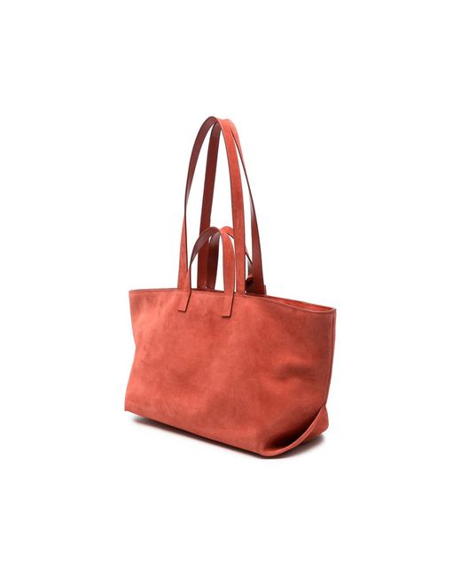 A.P.C. Red Tote Bags