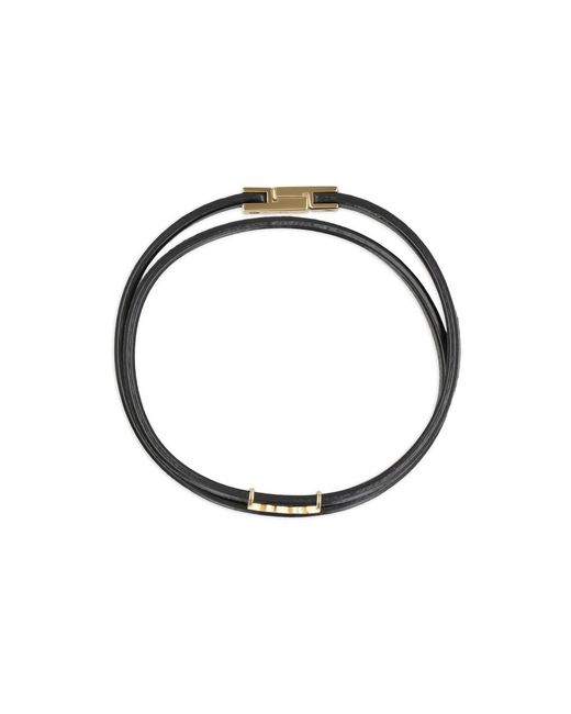 Saint Laurent Black Bracelets for men