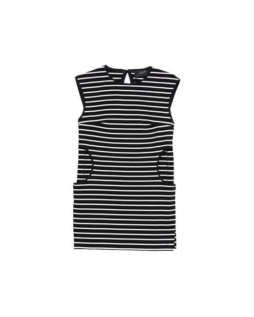 Seafarer Black Striped Pocket Dress