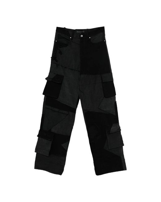 Who Decides War Black Jeans Cotton: 100 for men