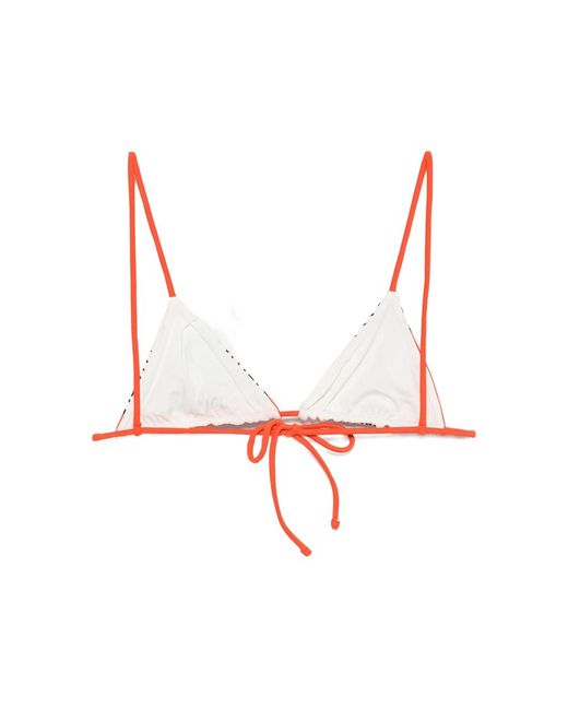 Sir Red Destino Striped-Pattern Triangle Bikini Top