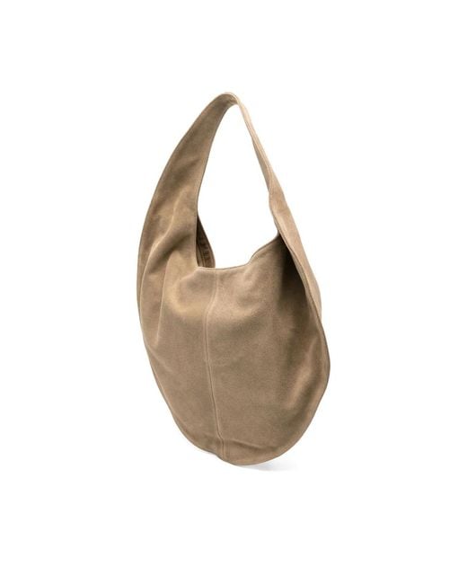 Maeden Natural Market Suede Tote Bag