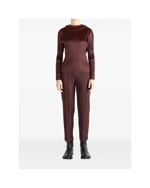 Pleats Please Issey Miyake Purple Top _Pl