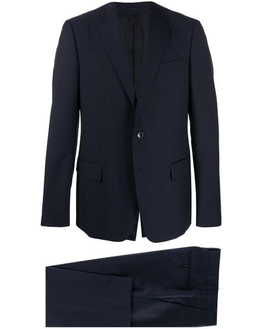 Gucci Blue Slim-fit Mohair Suit for men
