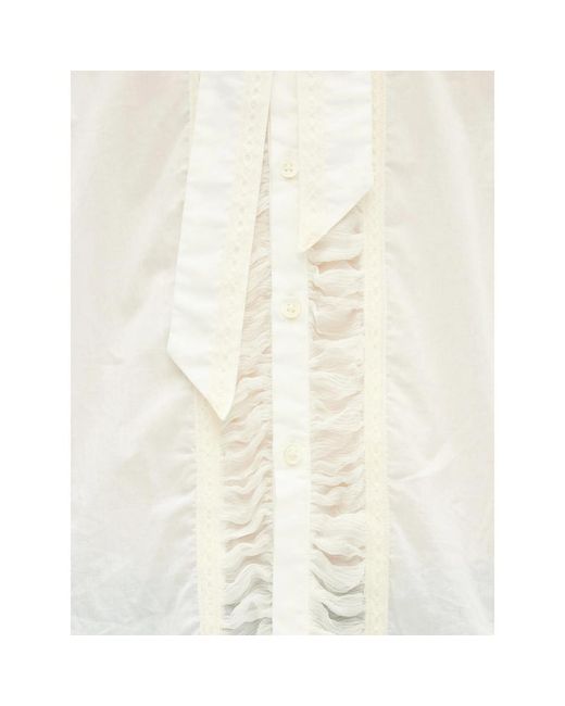 Ann Demeulemeester White Carina Shirt