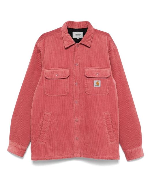 Carhartt Red Whitsome Shirt Jacket for men