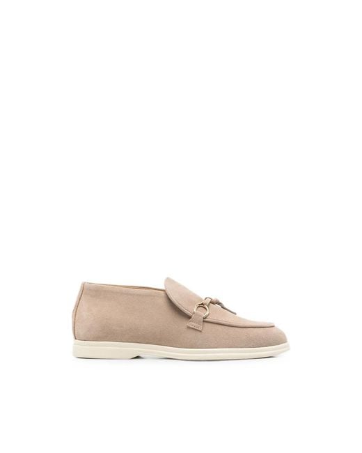 Henderson Natural Suede Loafers