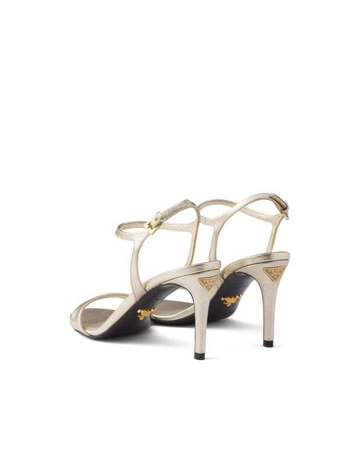 Prada Metallic Shoes