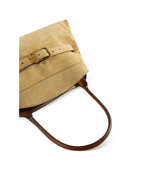 Marc Jacobs Metallic The Suede Dakota Satchel Tote Bag