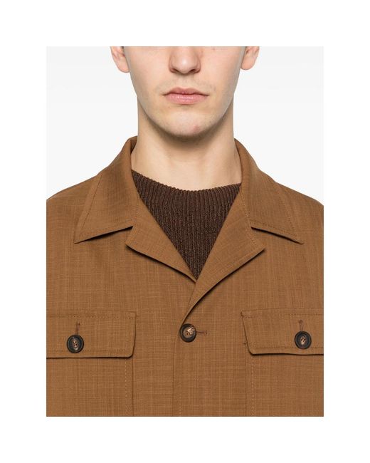Tagliatore Brown Jacket for men