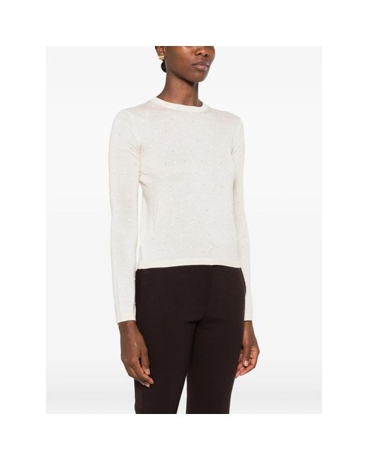 Max Mara White Knitwear