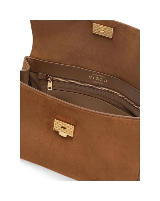 Dolce & Gabbana Brown Dolce & Gabbana Tote Bags
