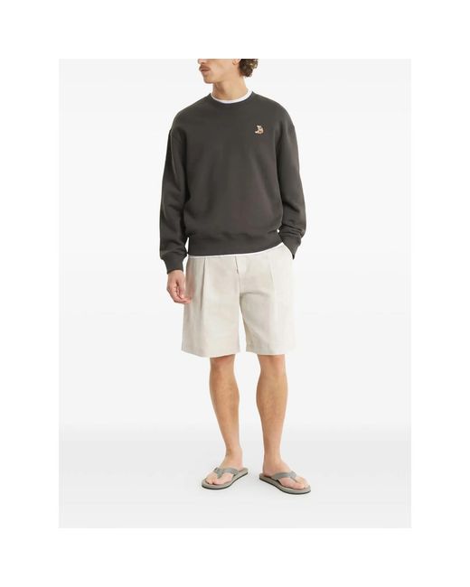 Maison Kitsuné Gray Sweatshirts for men
