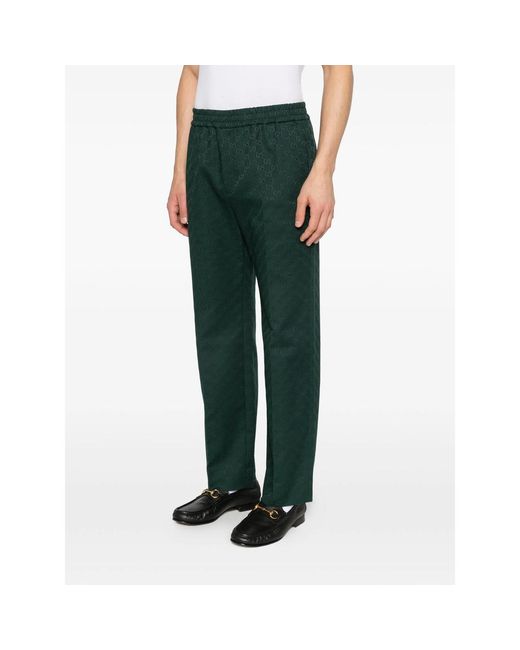 Gucci Green Trousers for men