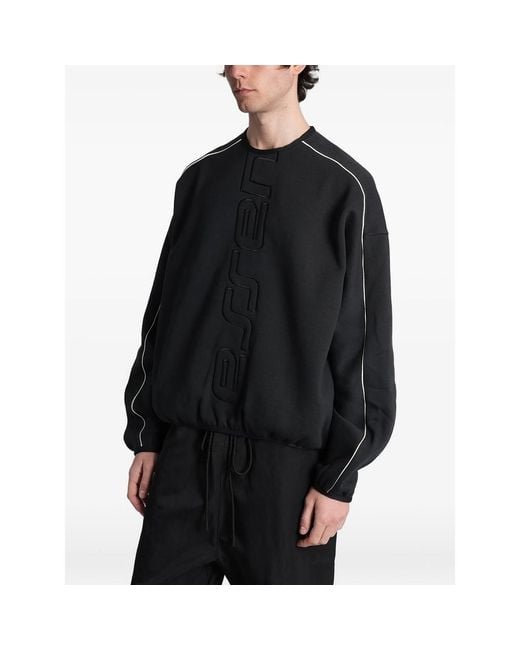 Fear Of God Black Crew Neck Sweater for men