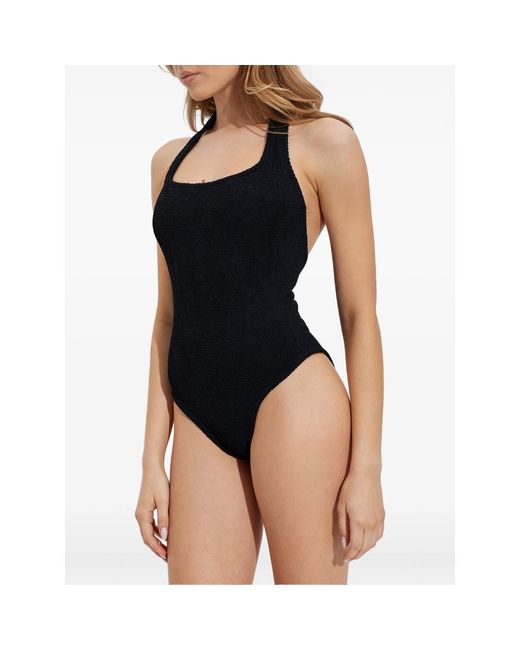 Hunza G Black Beachwear