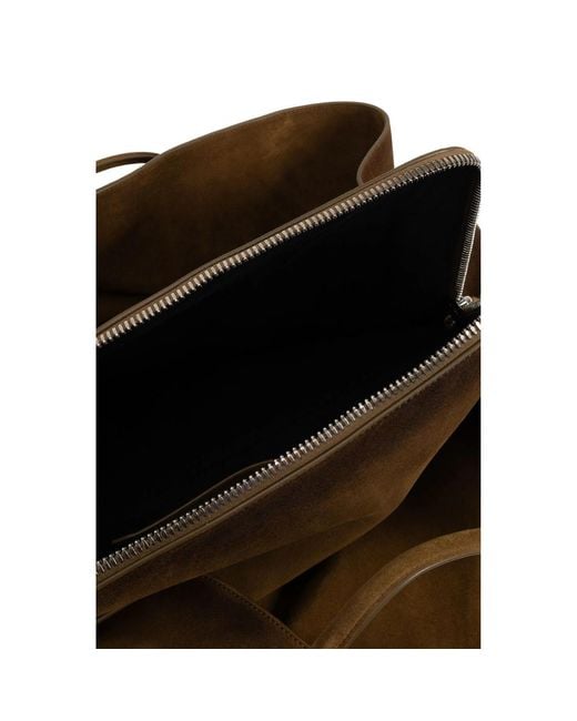 The Attico Brown Large La Passeggiata Tote Bag