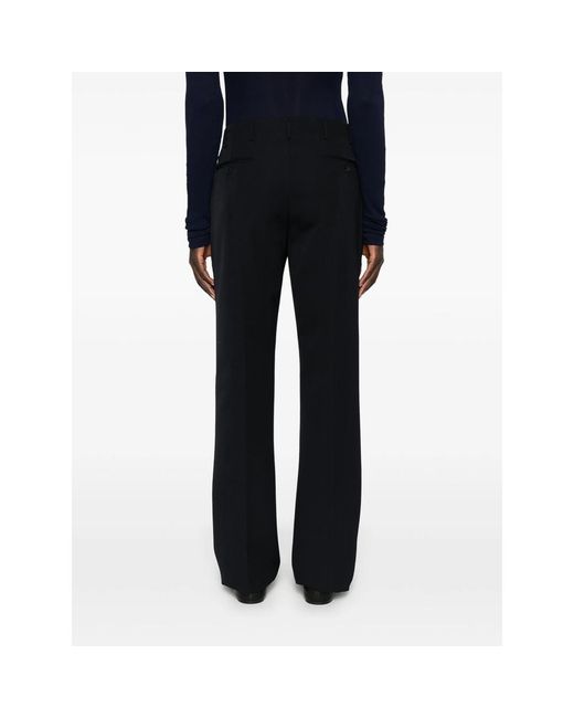 Prada Black Straight-Leg Tailored Trousers for men