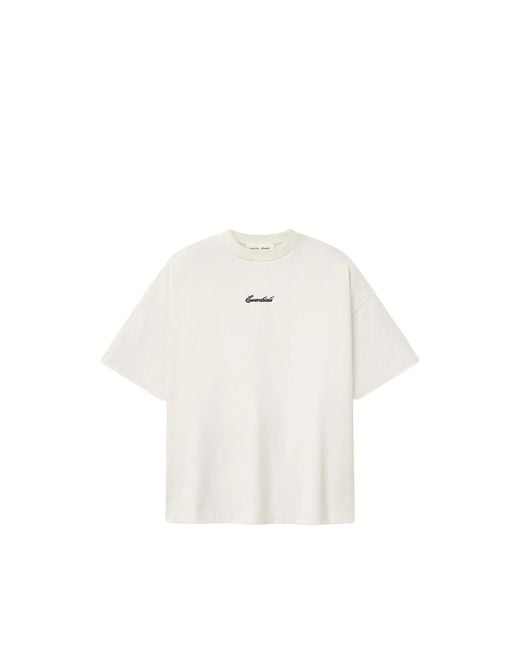 Fear Of God White T-Shirt Crew Neck for men