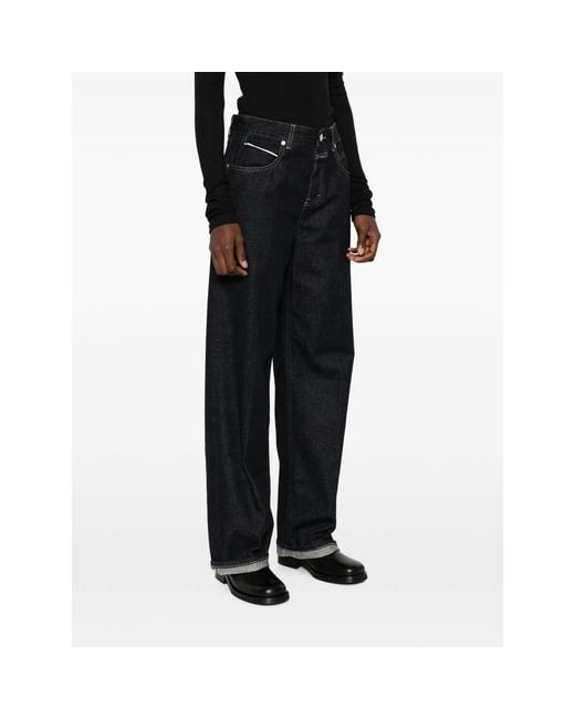Closed Black Wide Jeans