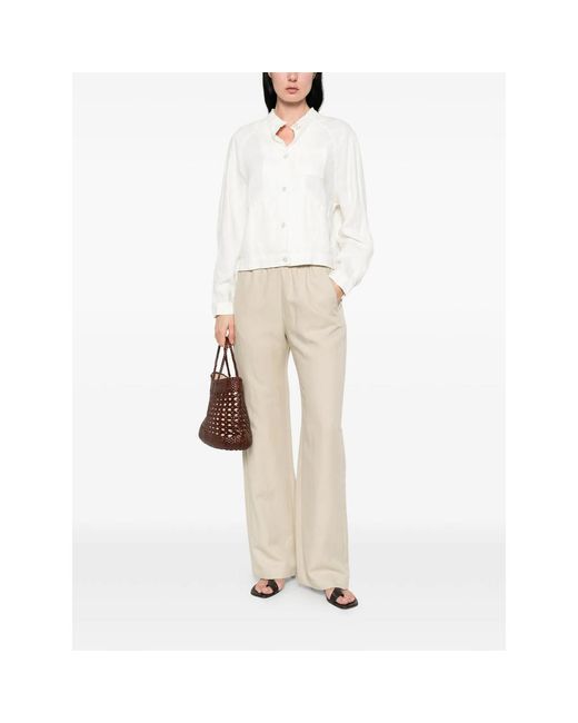 JC Sophie White Latvia Buttoned Jacket