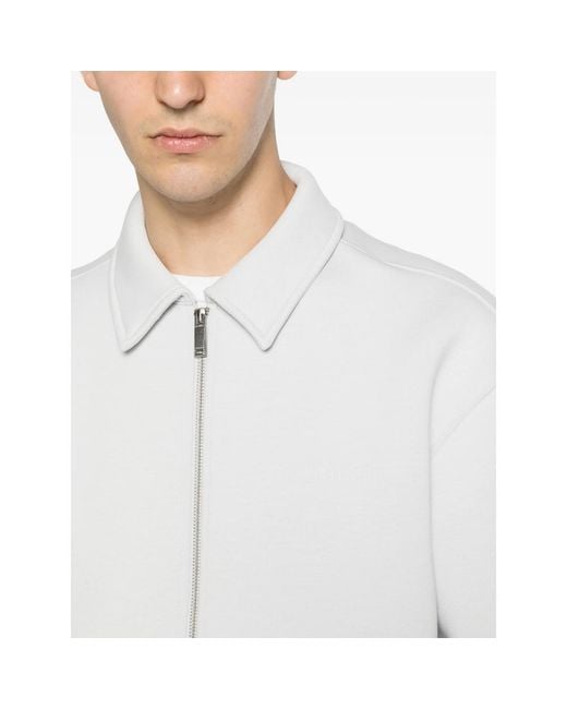 Calvin Klein White Zip-Up Jacket for men