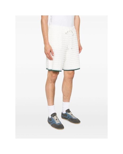 Casablanca White Neutrals Shorts for men
