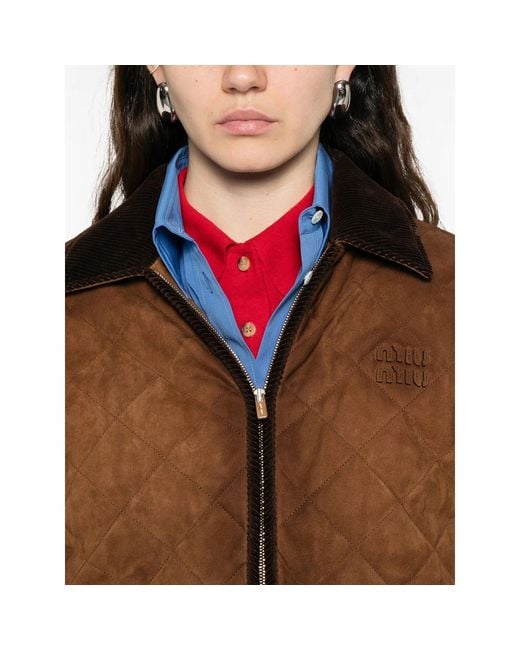 Miu Miu Brown Jackets