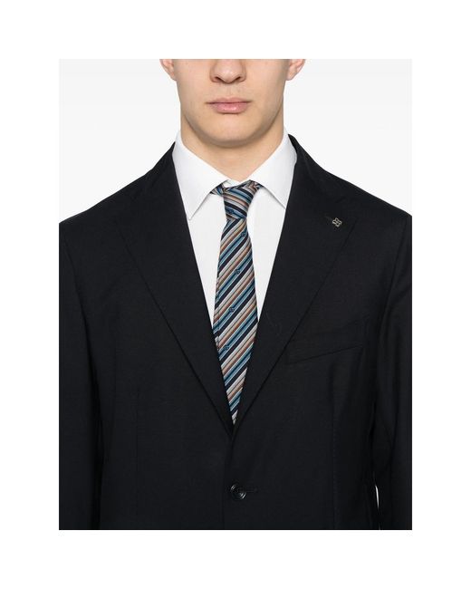 Tagliatore Black Suits for men