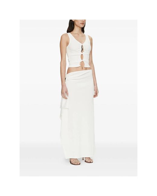 Christopher Esber White Skirt