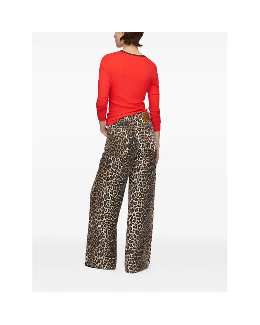 Ganni Red Tops