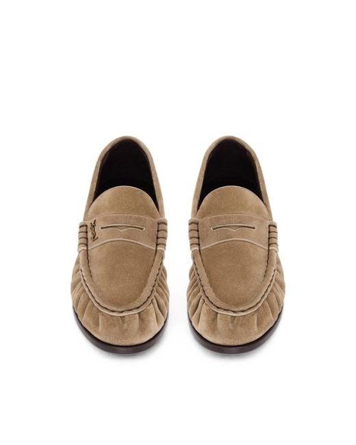 Saint Laurent Natural Flat Shoes
