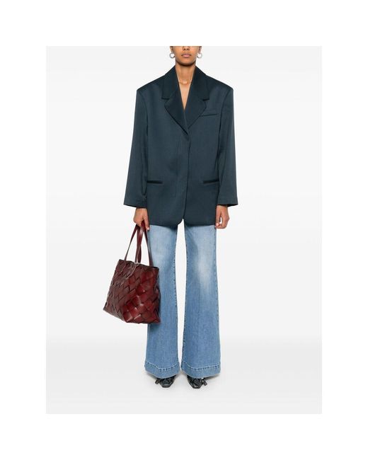 Seafarer Blue Denim Flared Jeans