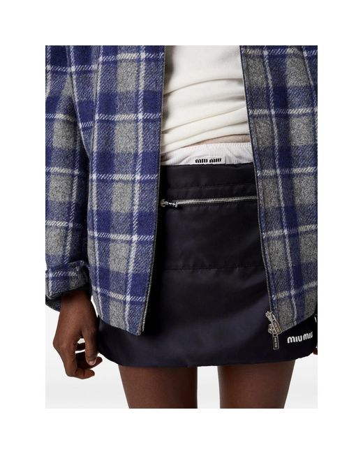 Miu Miu Blue Skirts