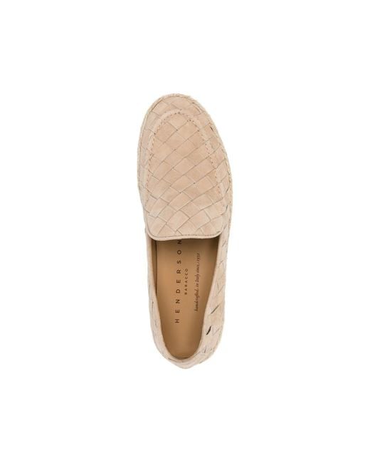 Henderson Natural Tahiti Suede Flat Espadrilles